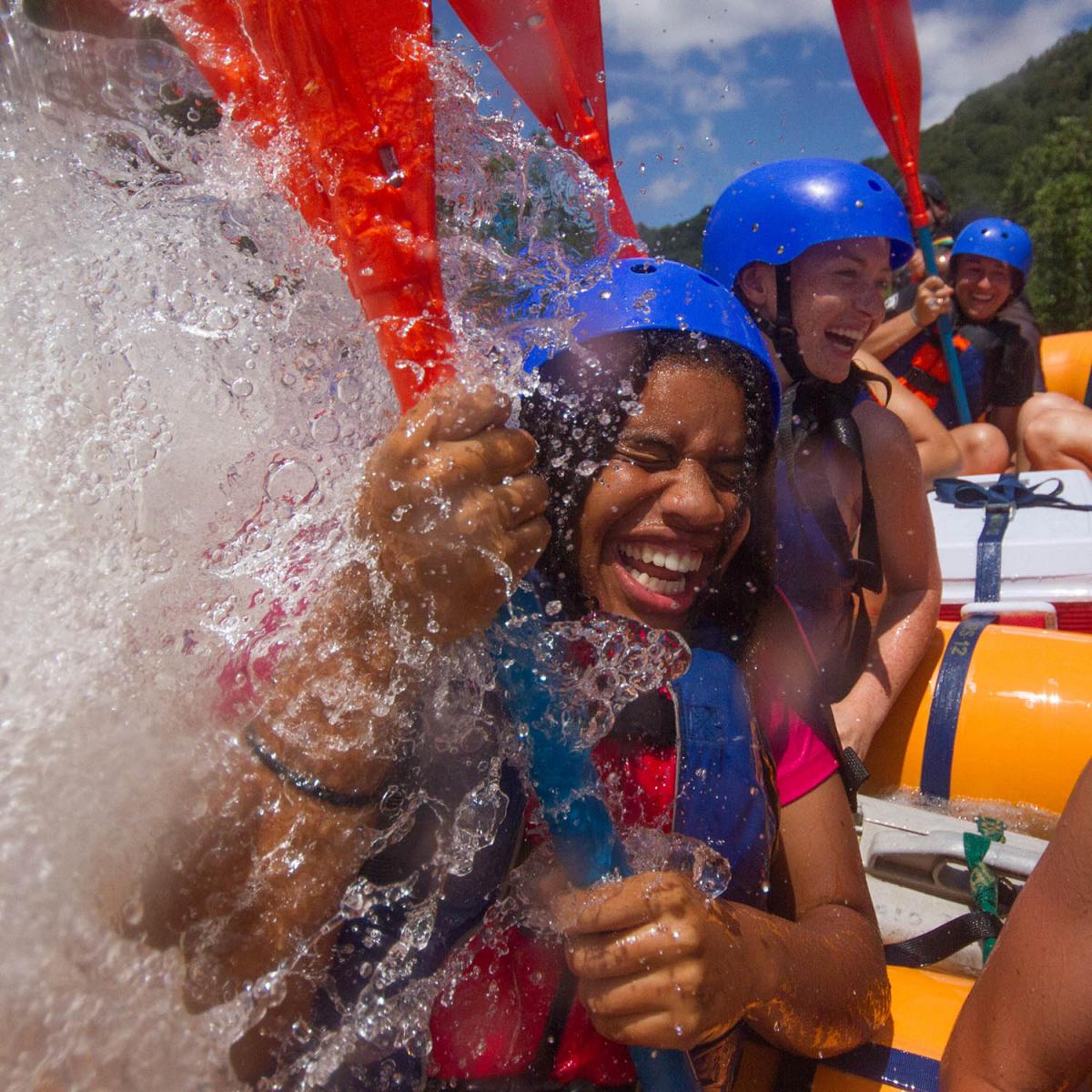 new river gorge white water rafting trip for Marietta College