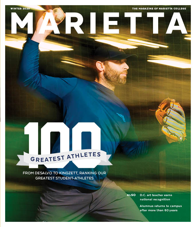 Winter 2020 Cover of the Marietta Magazine
