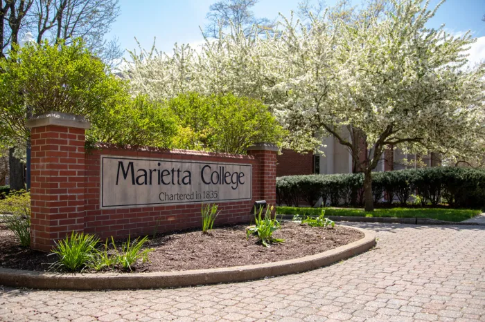 Marietta College sign