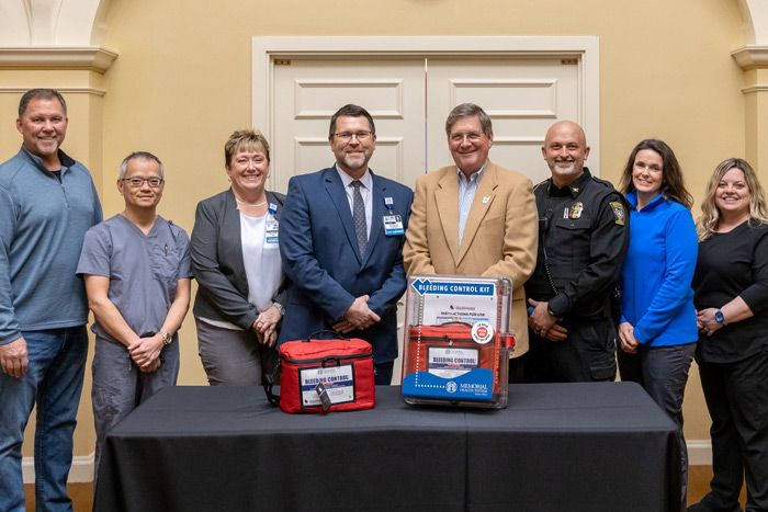 Marietta College - Memorial Health donates Bleeding Control Kits - Vimarsana News