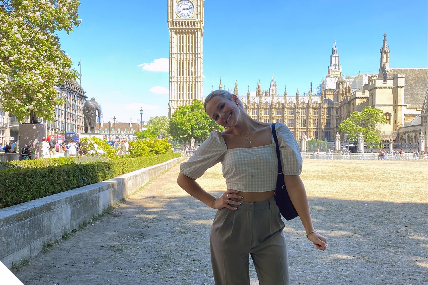 Lizzie Stern on an education abroad trip to England