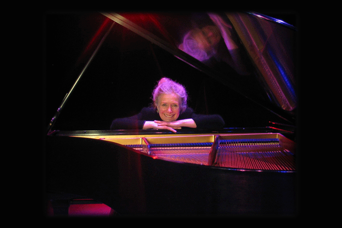 Barbara Nissman at a piano