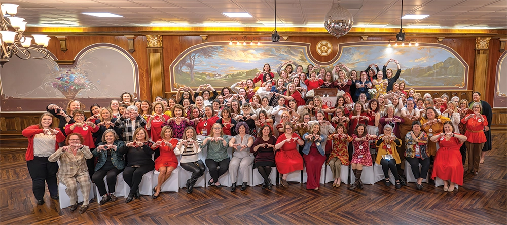 Chi Omega 100th anniversary group photo