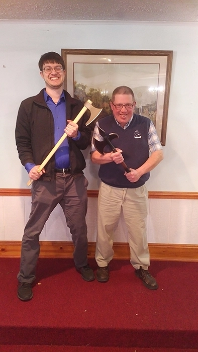 Kyle OâDonnell and his mentor Rock Peck