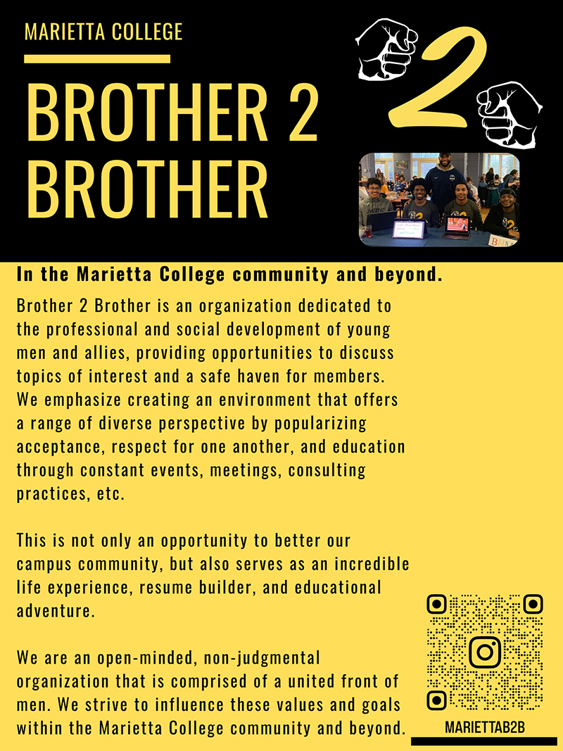 Promotion poster for Brother to Brother with raised fist illustration