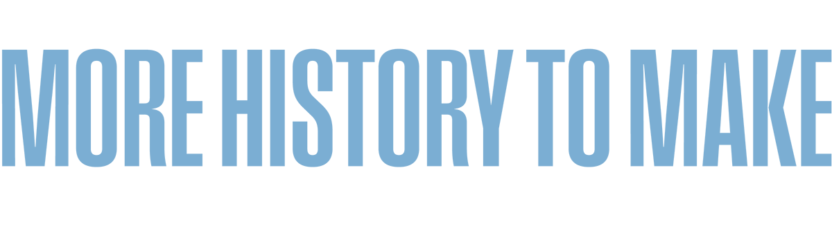 More History to Make stylized text mark