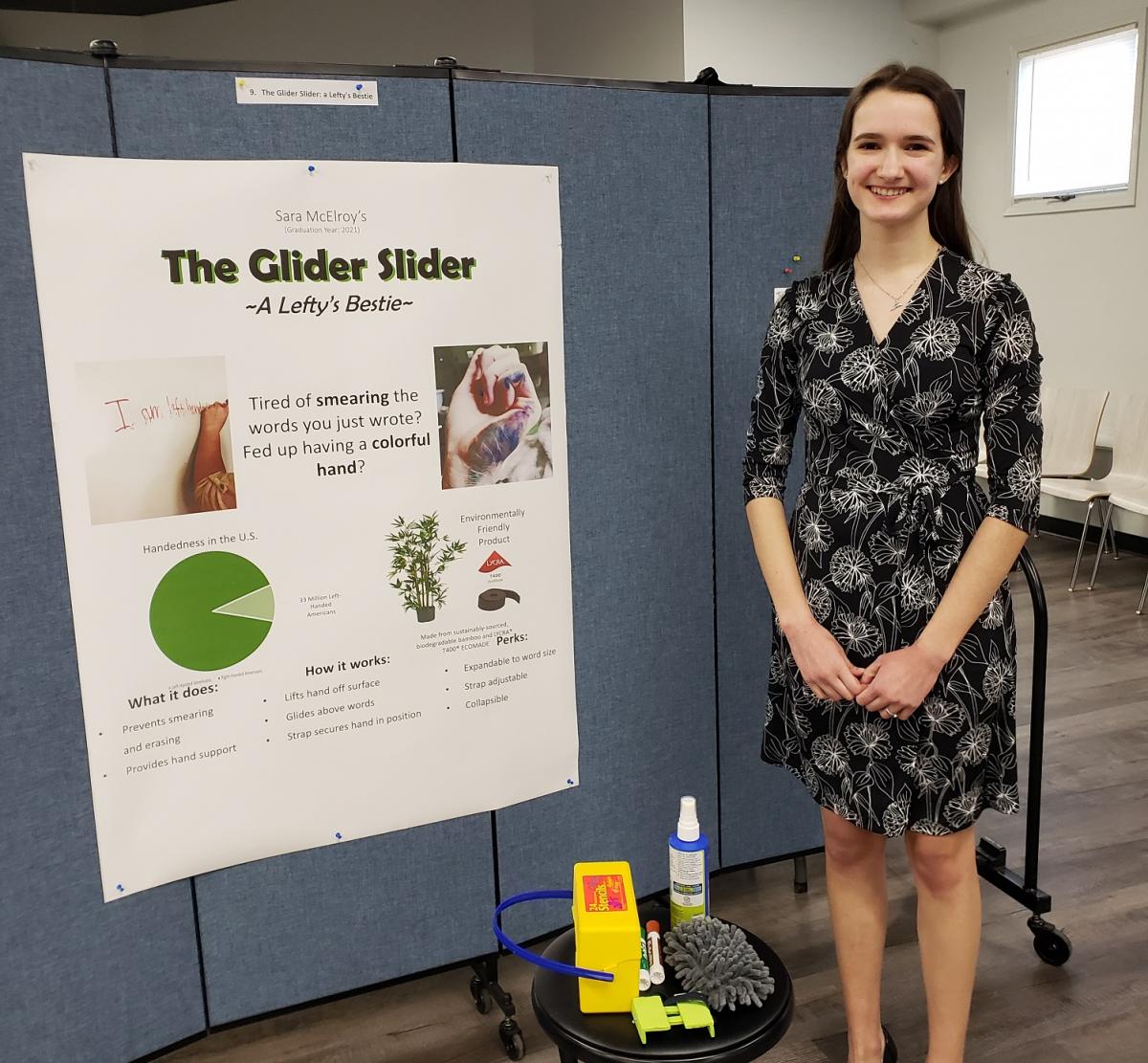 Rose Sandlin the fifth place winner of the 2019 Marietta College Junior Piobiz Round 1 Competition