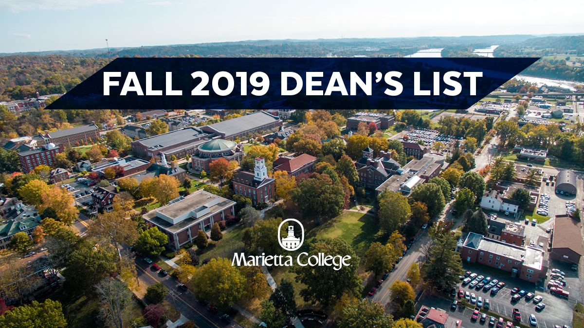 Dean's List Fall 2019 Marietta College