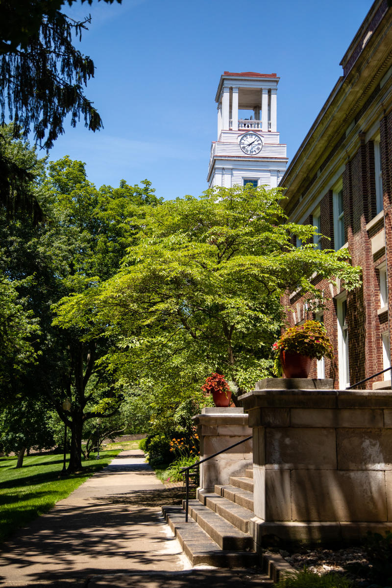 Erwin Tower on Marietta College campus