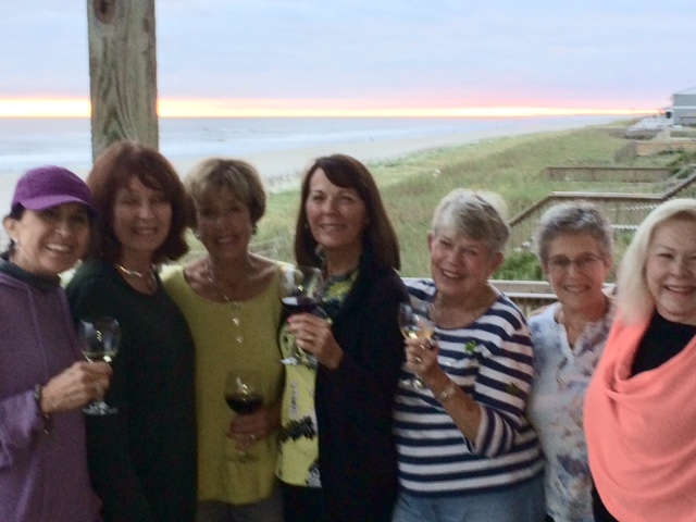Mary Jo Cignetti Panucci, Cyndy Allen, Carol Knapp Adelaar, Julie Frederick Sarton, Kathy Williams Marks, Marty Toby Gooze, and Judy Cook Buehler