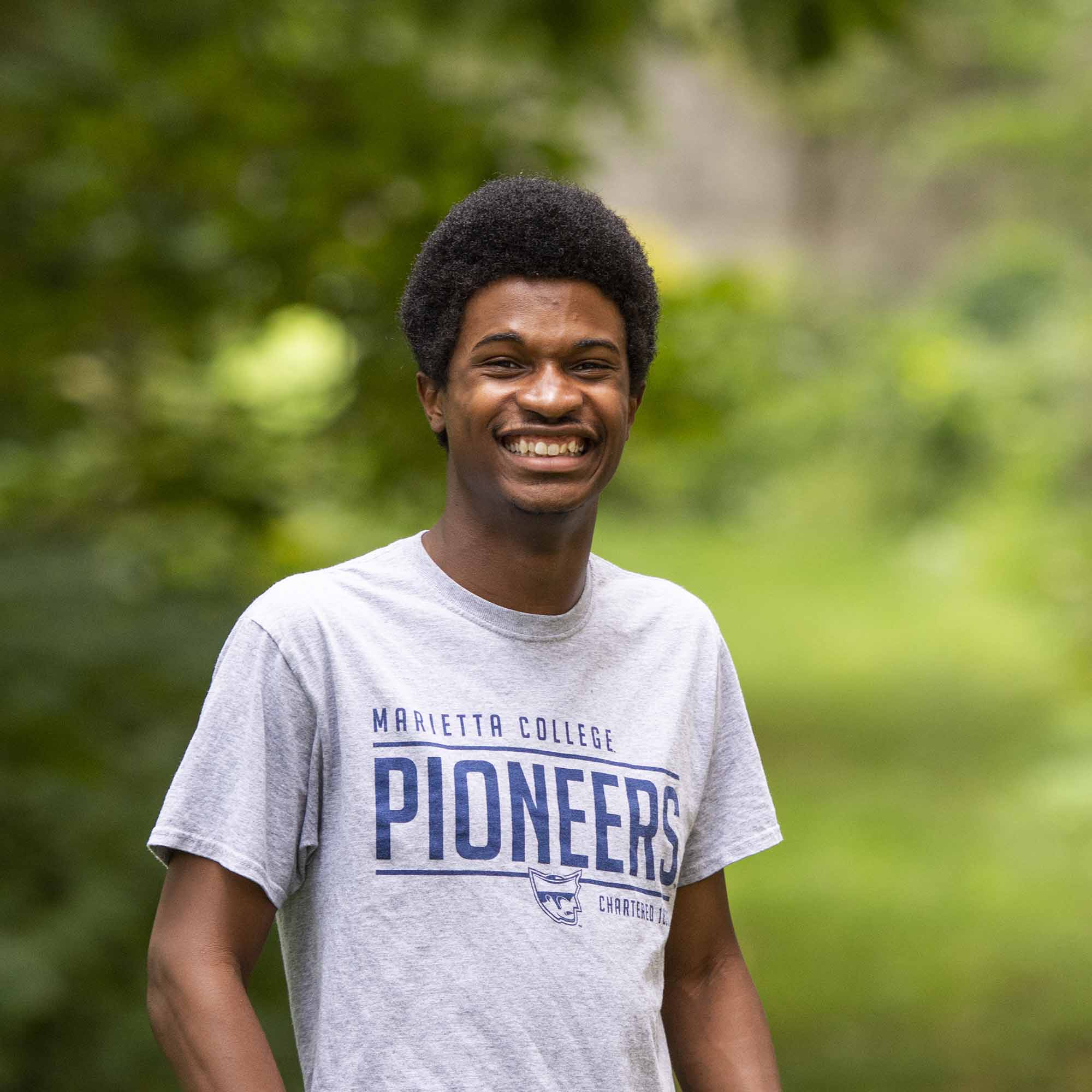 Chasten Coleman a student at Marietta College
