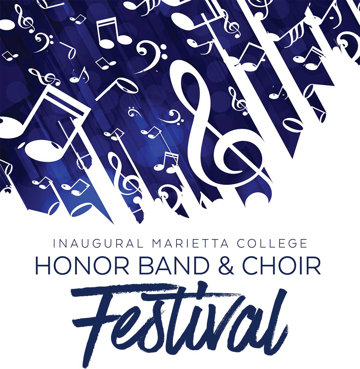 Marietta College image for the honor band and choir festival