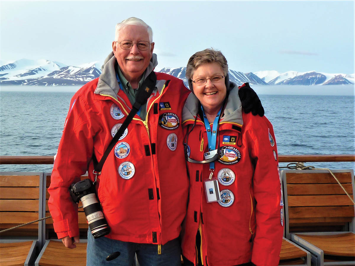 Bob Jensen ’68 (Lambda Chi Alpha) and his wife, Laura, celebrated their 50th wedding anniversary