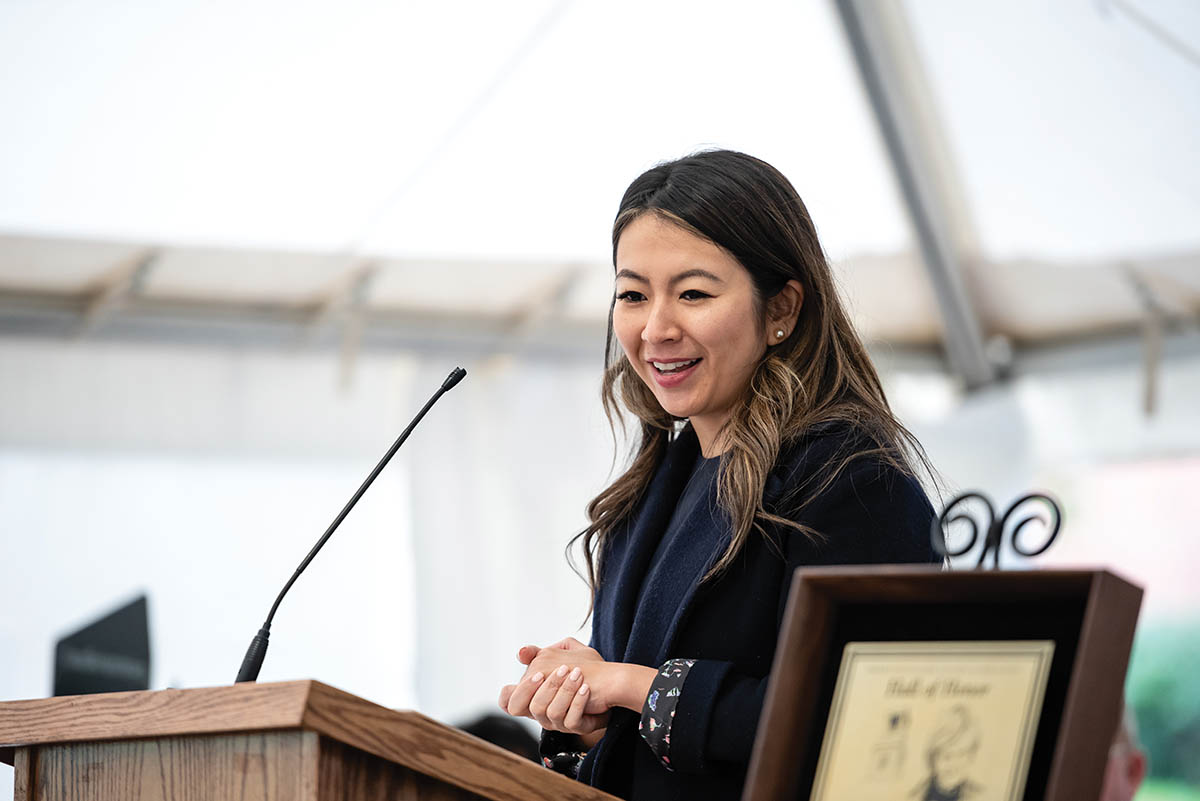 Marietta College Alumna Toka Akiyama '09 the winner of the 2019 Outstanding Young Alumna