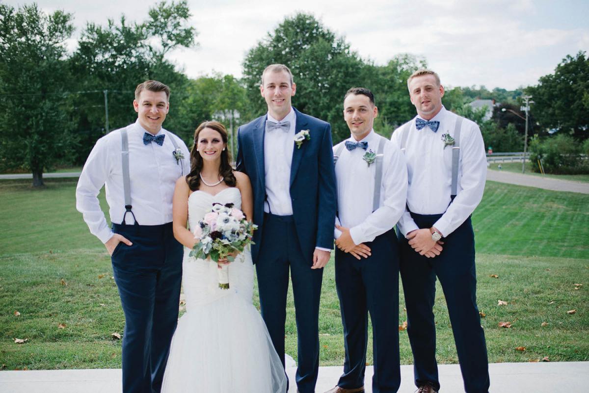 Josh Hahn ’12 and Kylee Hamilton ’12 (Alpha Xi Delta) were married on Sept. 24, 2016. In attendance were many Marietta alumni, including groomsmen Chase Oberfield ’12, Conner Kilpatrick ’12 and Jordan Nichols ’12.