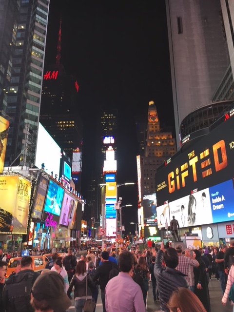 Marietta College Honors Students in Times Square in NYC