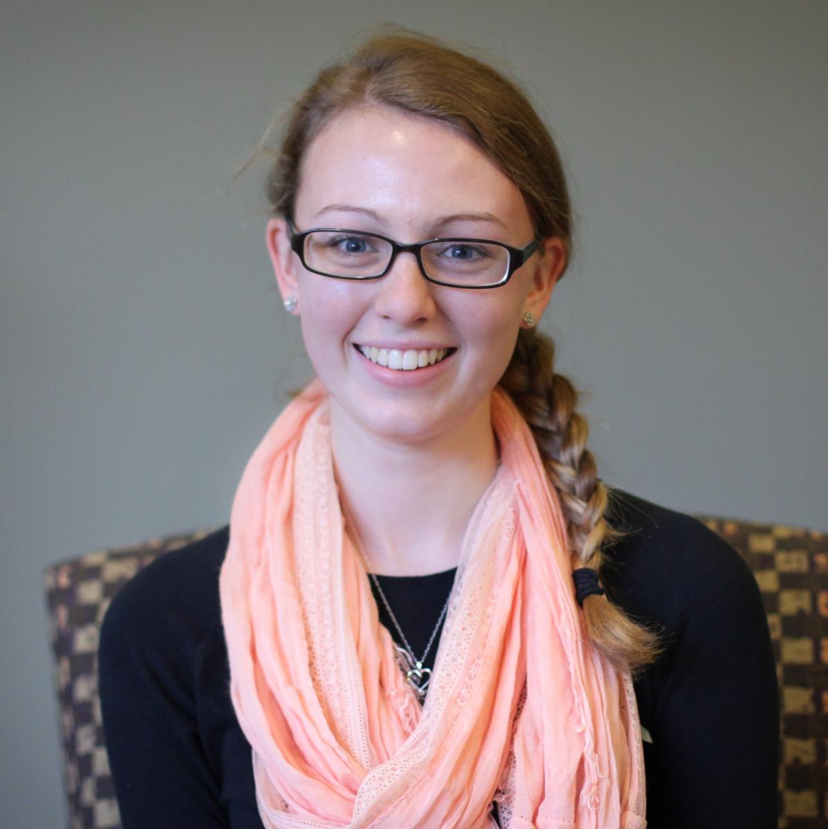 Katie Hall, a student of Marietta College