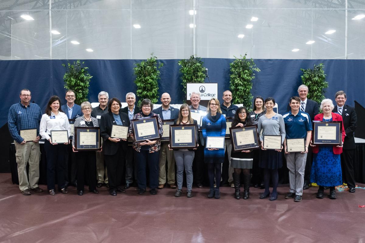 All of the Award winners from the 2018 Marietta College Founders Day