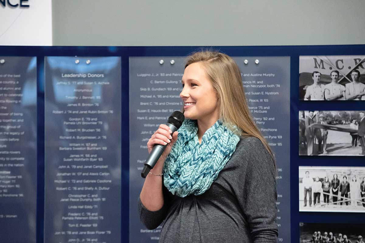 Women’s coach Abby Lord ’13 shares an update of the program