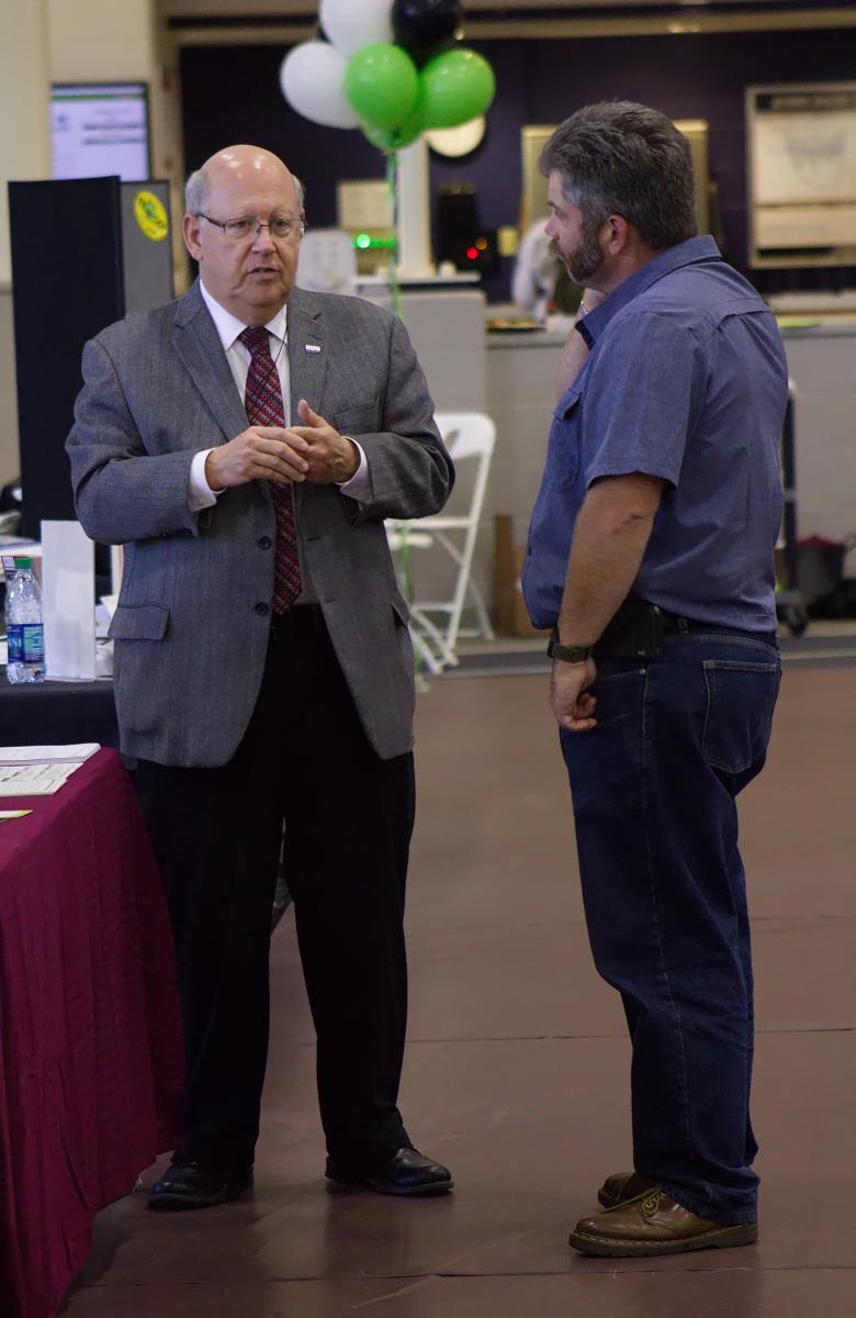 Dave Williams, Co-Founder of Managers Resource Group Inc. in Vendor Showcase area