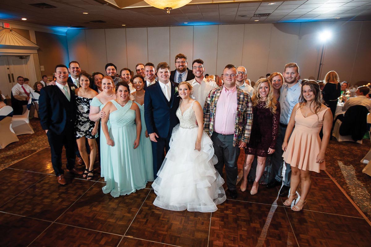 Group photo from the Pieper Wedding