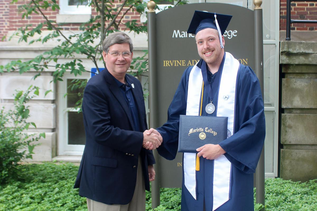 Colby Schwanderer the 2018 Laura Scott Etter Prize winner