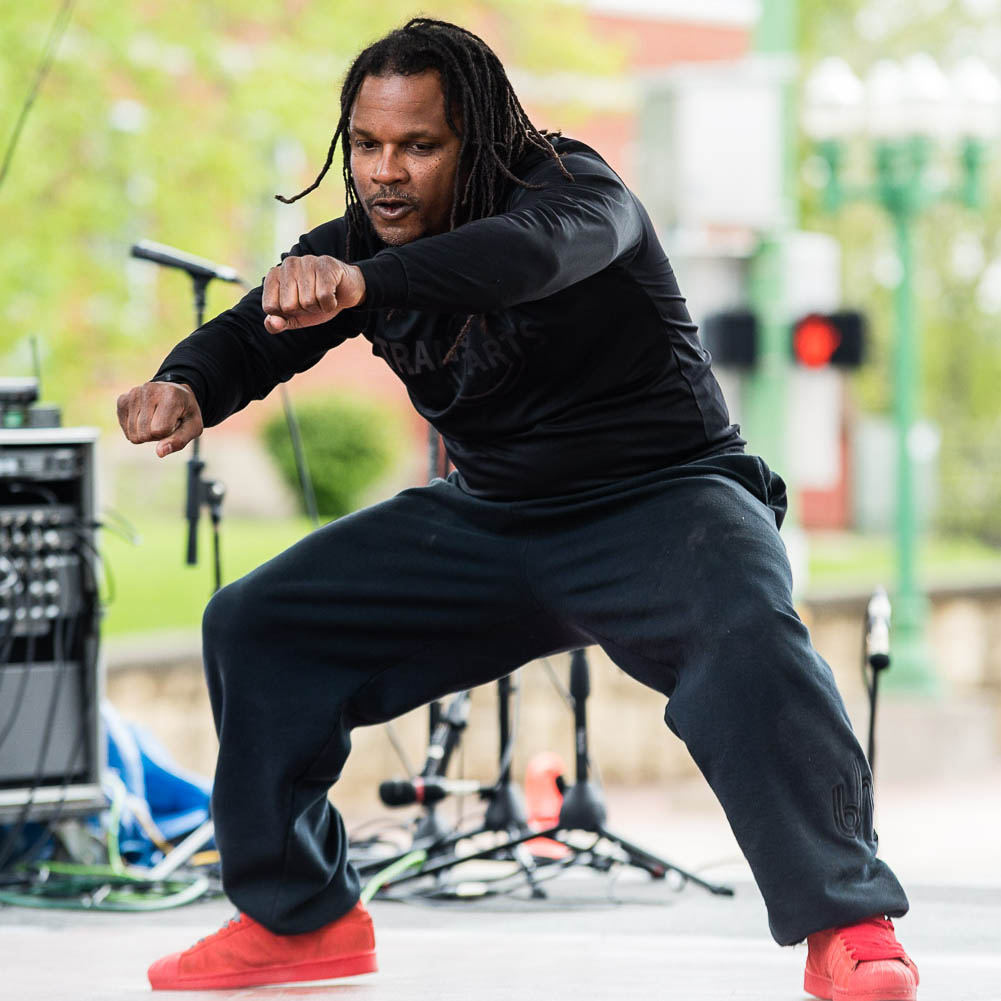 Dancers from TRANSIT ARTS gave multiple performances throughout the day