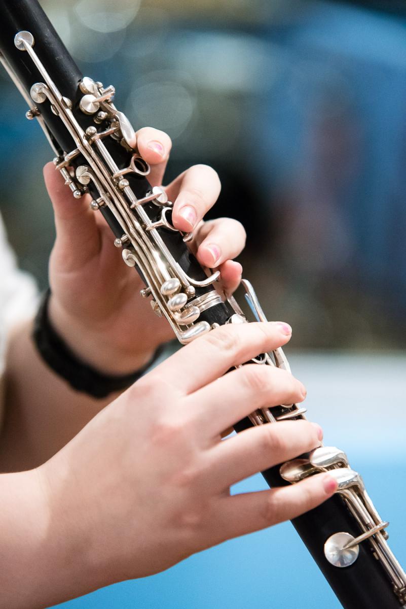 Detail of an oboe