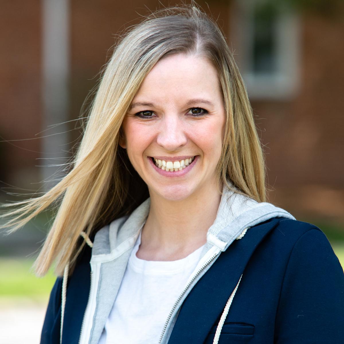 A portrait of Haliee Stender '10 of Marietta College