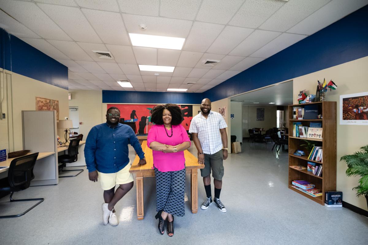 Group photo of the Staff members of the office of Diversity and Inclusion at Marietta College