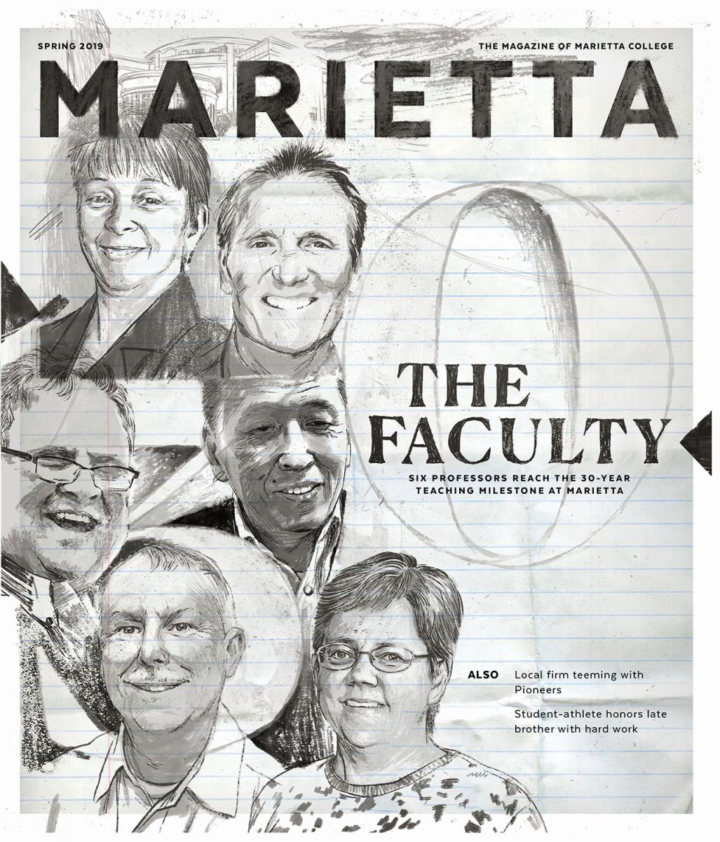 Spring 2019 Cover of the Marietta Magazine