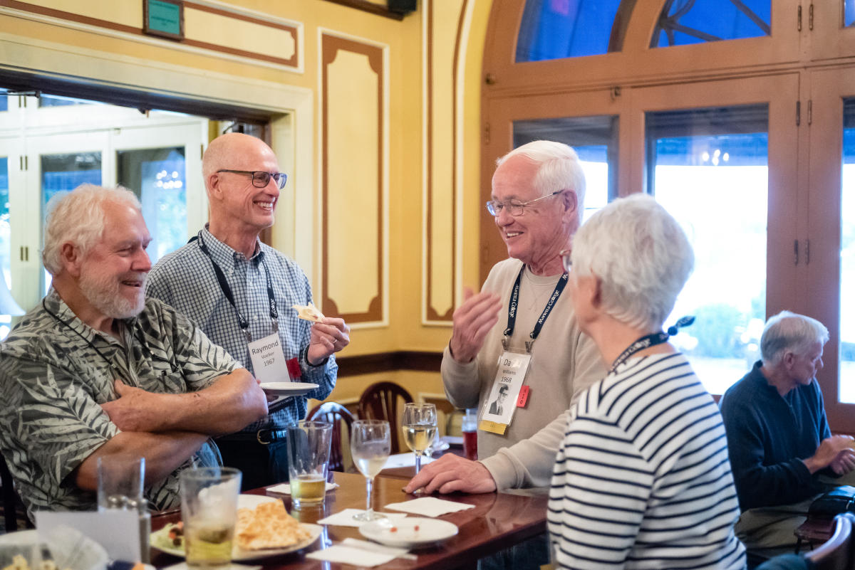 Alumni frequent the Lafayette during homecoming