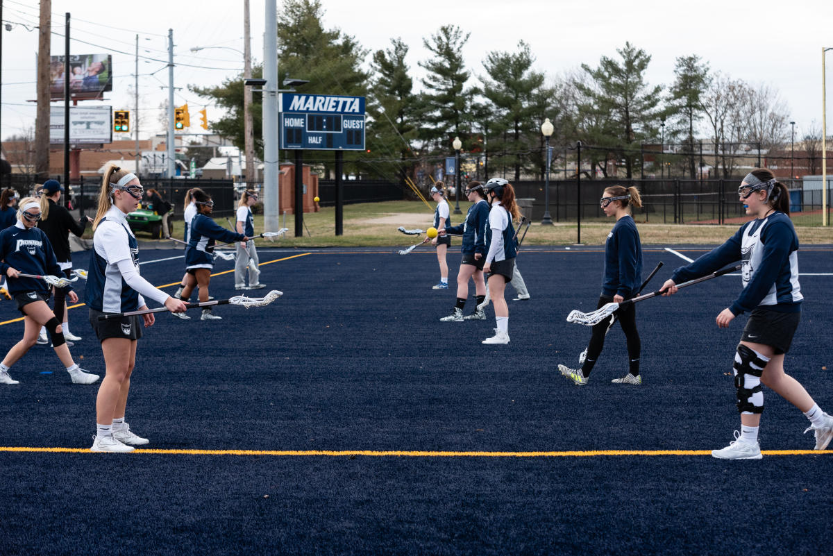 Marietta College Women's Lacrosse Practice