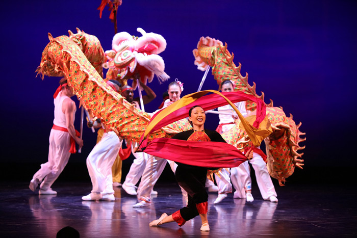 Dancers on stage