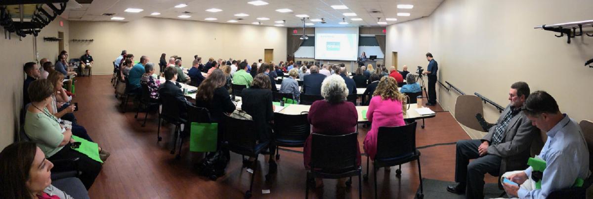 2018 Marietta College Mid Ohio Valley Entrepreneurship Expo in the Cooper Auditorium