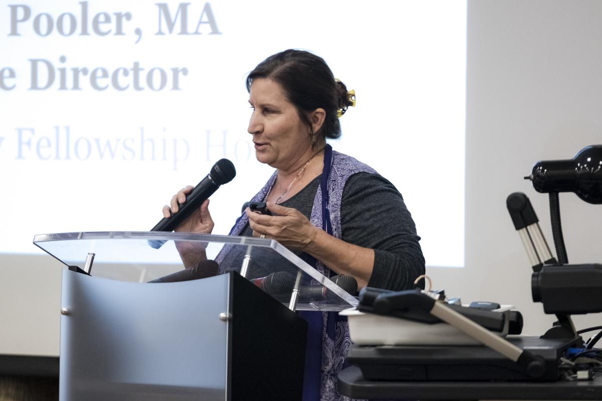 Patrice M. Pooler: Executive Director, Mid-Ohio Valley Fellowship Home speaking at PioPitch at Marietta College