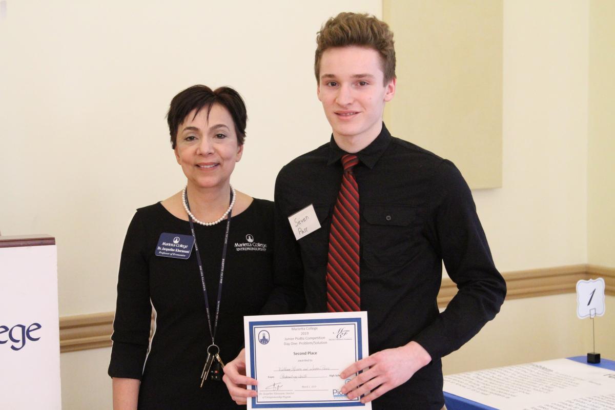 William Lemon Second Place winner of the 2019 Marietta College Junior Piobiz Round 1 Competition