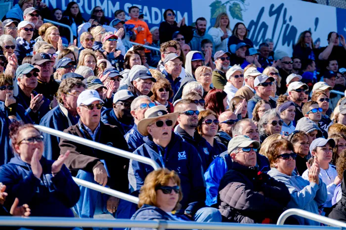 Fans packed into Don Drumm Stadium