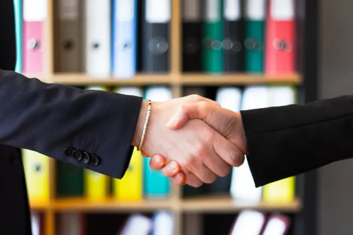 Photo of a handshake
