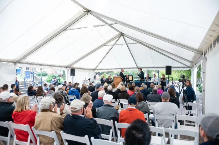 View of MCAA Awards ceremony on The Christy Mall