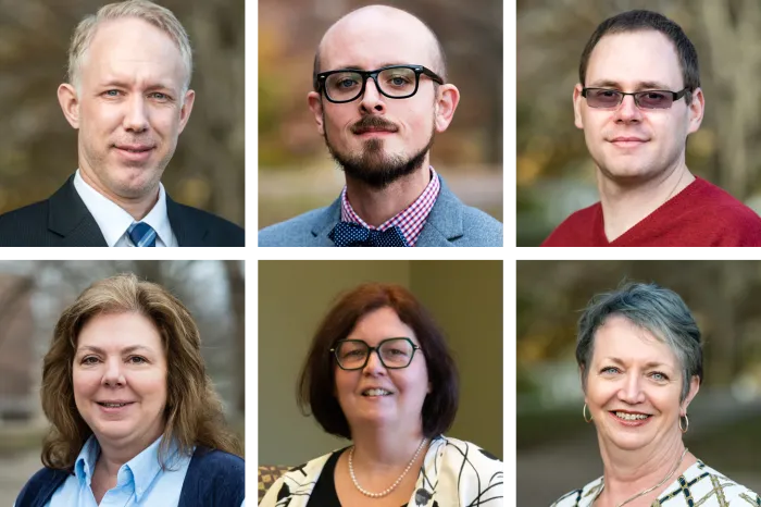 Tenured faculty members headshots