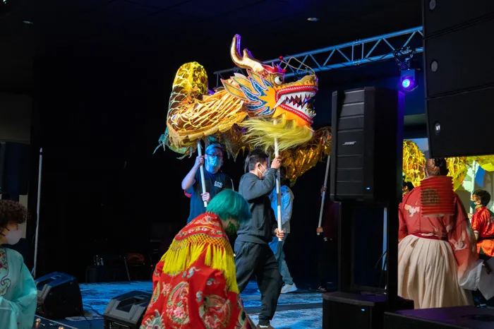 Lunar New Year dragon dance