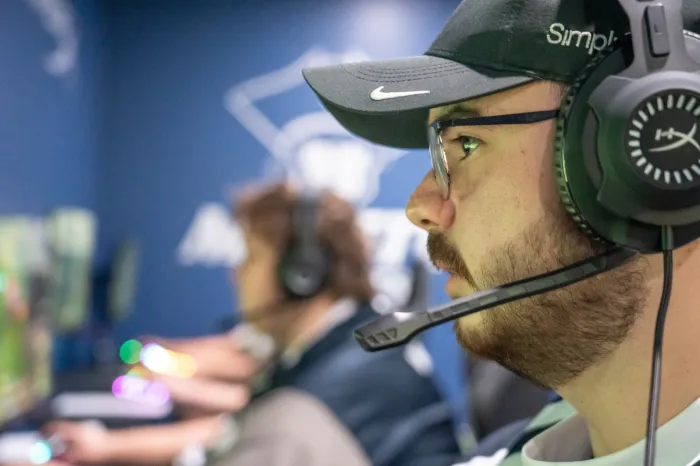 esports athlete competing