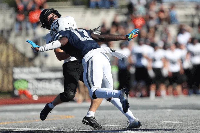 Defender making a tackle