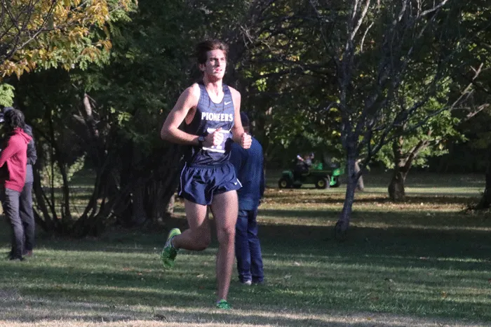 Individual runner outdoors