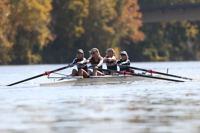 Women's 4 on the river