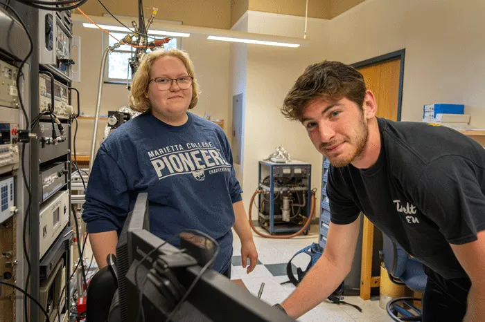 Students conducting research through Intel grant