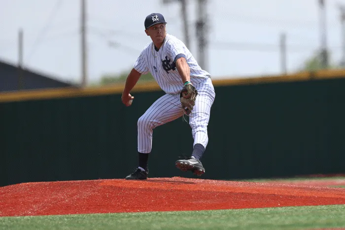 Pitcher on the mound