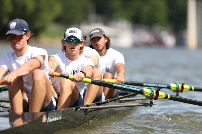 4-person boat heads out to the course