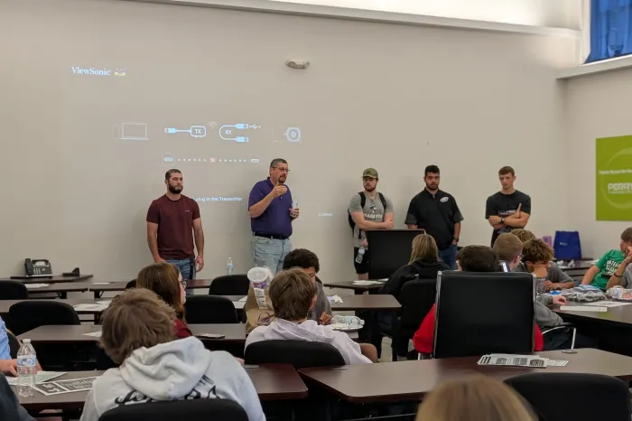 Accounting capstone students and faculty.